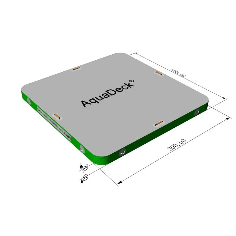 AquaDeck Inflatable Play Dock with Roller Bag & Pump - Image 10