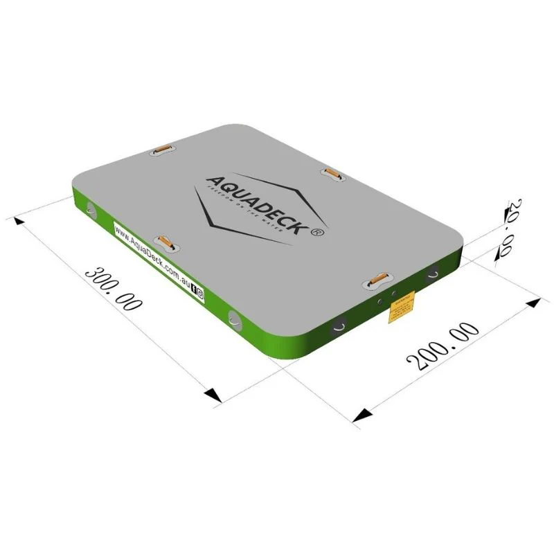 AquaDeck Inflatable Play Dock with Roller Bag & Pump - Image 4