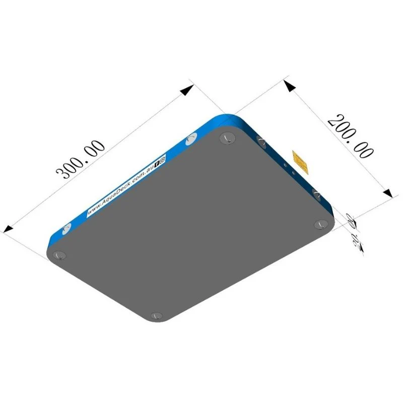 AquaDeck Inflatable Play Dock with Roller Bag & Pump - Image 7