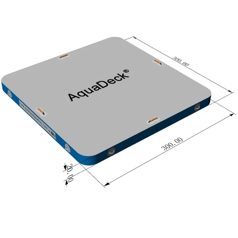 AquaDeck Inflatable Play Dock with Roller Bag & Pump - Image 8