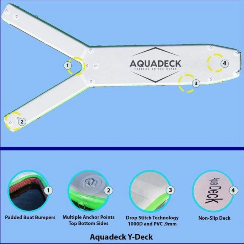AquaDeck Inflatable Y Pontoon - Image 14