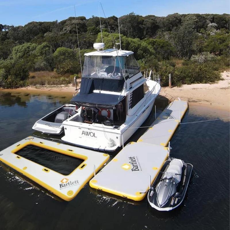 Bartlett 4mx2m Rectangular Deck Water Hammock - Image 4