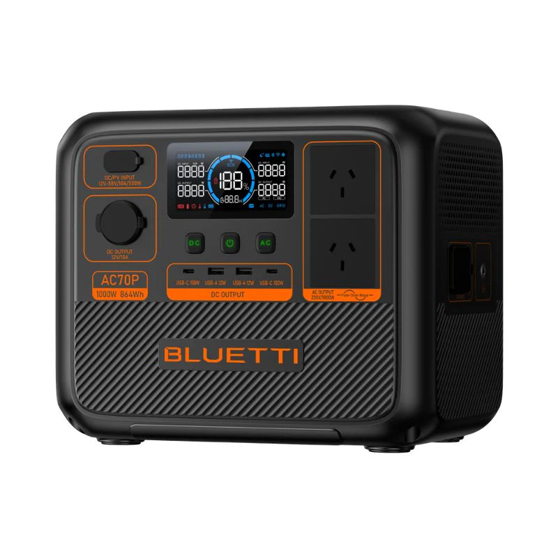 Bluetti AC70P Portable Power Station | 1000W 864Wh - Image 4