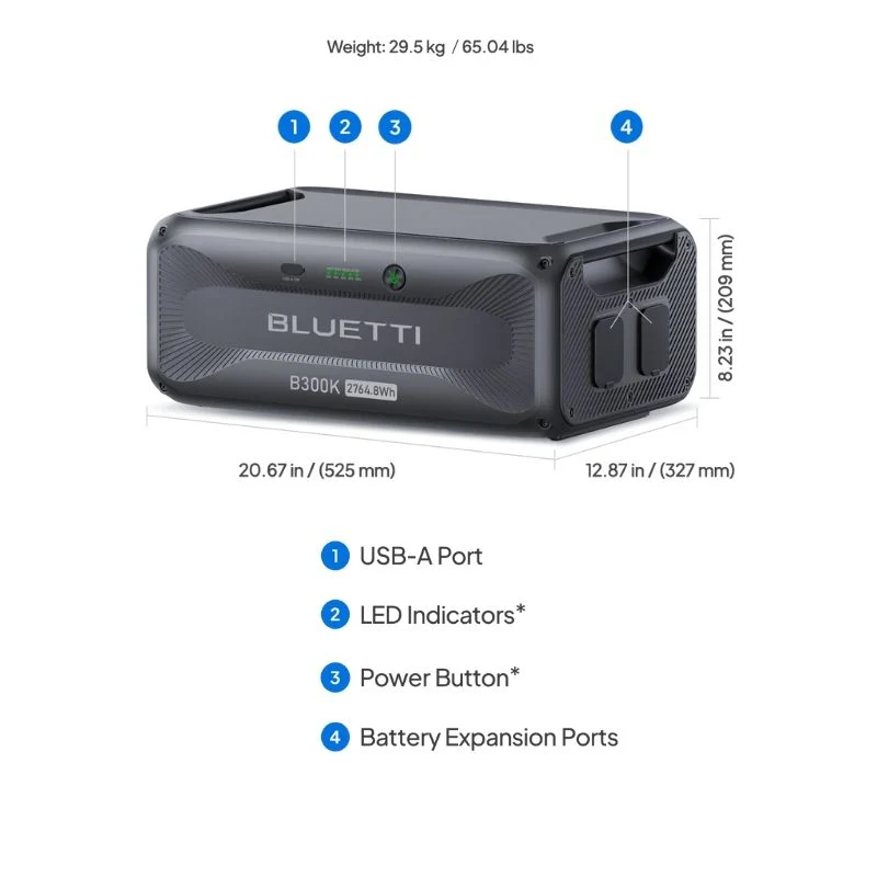 Bluetti B300K Expansion Battery | 2,764.8Wh - Image 9