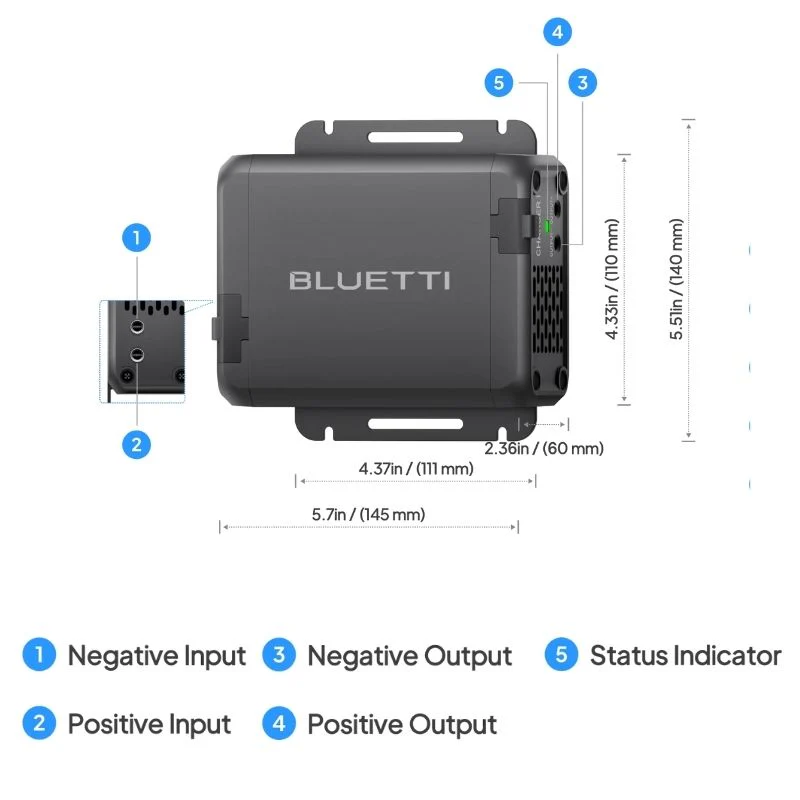 BLUETTI Charger 1 560W Alternator Charger With DC Cables - Image 4