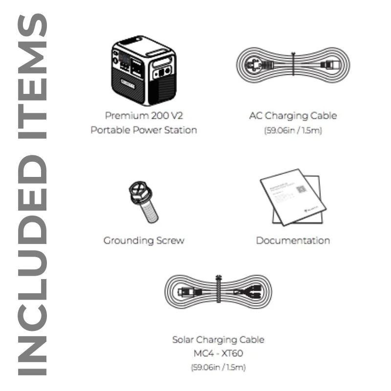 Bluetti Premium 200 V2 Portable Power Station | 2,700W, 2,073.6Wh - Image 10