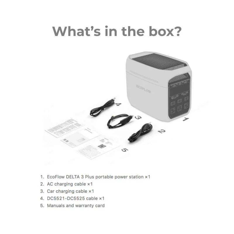 EcoFlow DELTA 3 Plus Portable Power Station | 1800W 1024Wh - Image 10