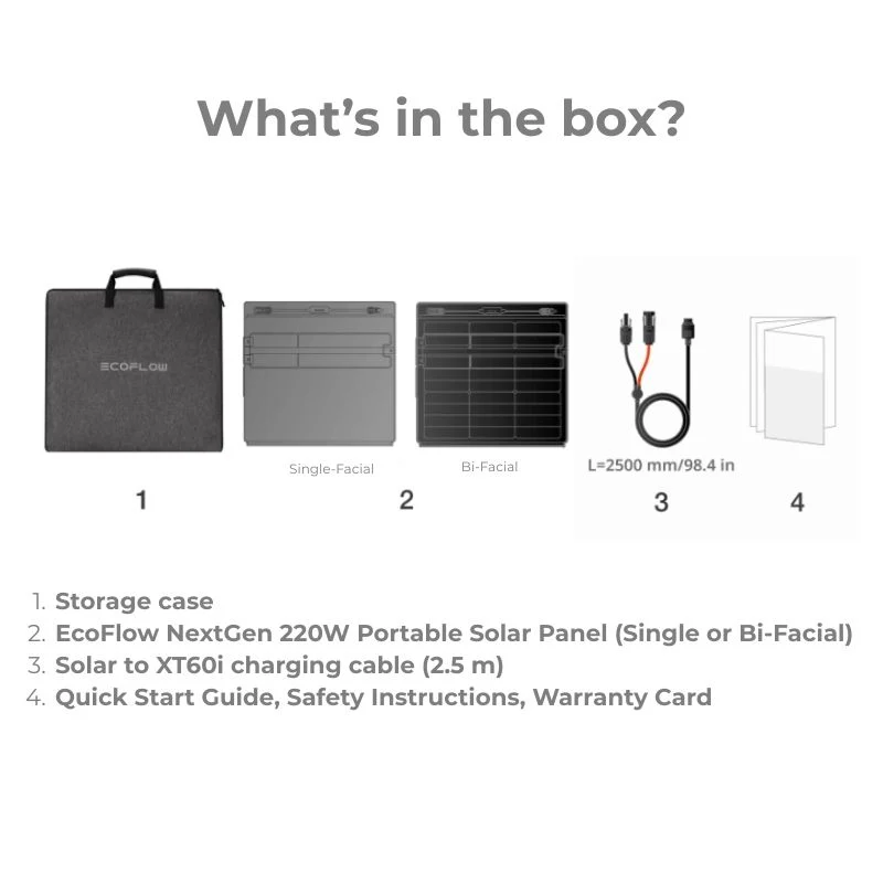 EcoFlow 220W Solar Panel NextGen Portable | Single or Bi-Facial - Image 16