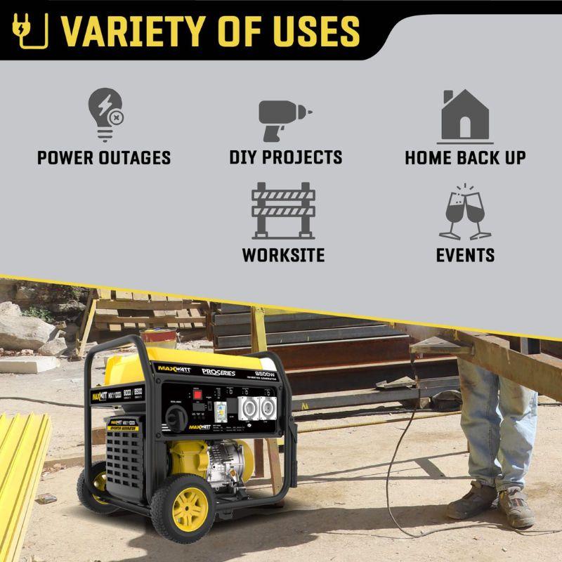 Maxwatt 9000W Pure Sine Inverter Generator Mx11000I - Image 5
