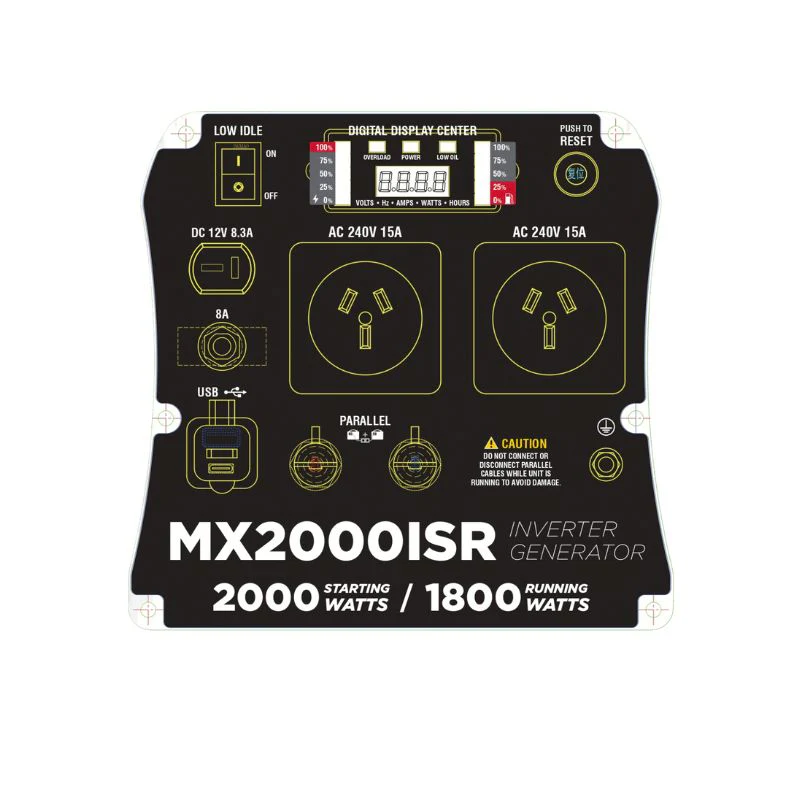 Maxwatt Mx2000Isr Pure Sine Inverter Generator 2000W - Image 4